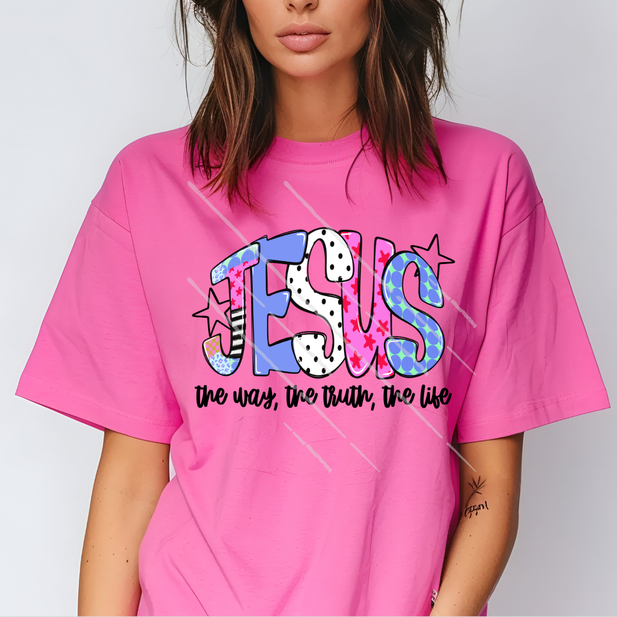 JESUS THE WAY, THE TRUTH, THE LIFE - DTF TRANSFER