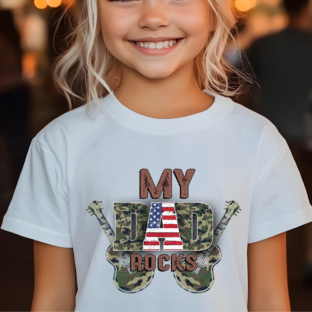 MY DAD ROCKS - DTF TRANSFER