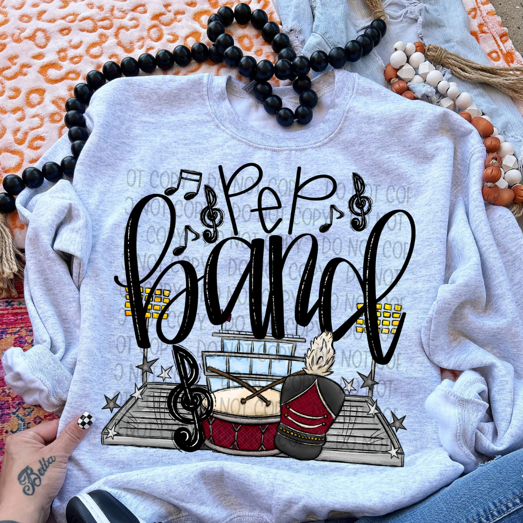 PEP BAND MAROON - DTF TRANSFER