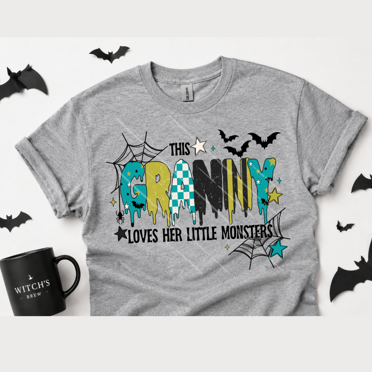 GRANNY LOVES HER LITTLE MONSTERS - DTF TRANSFER