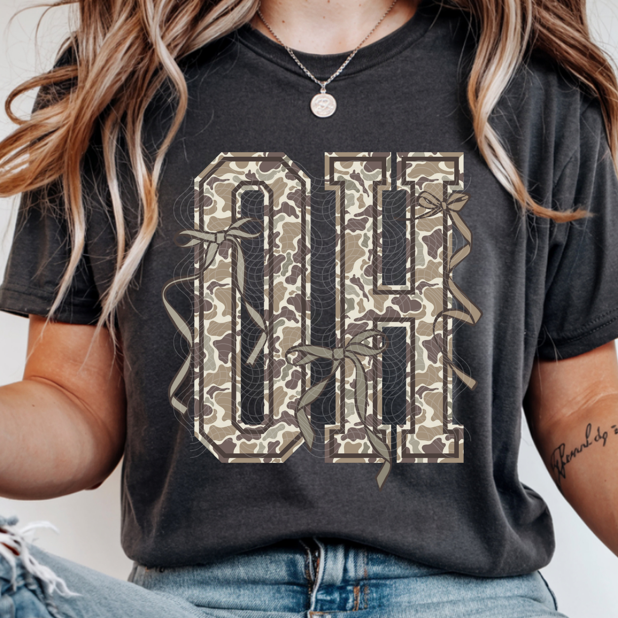 OH CAMO BOWS - DTF TRANSFER