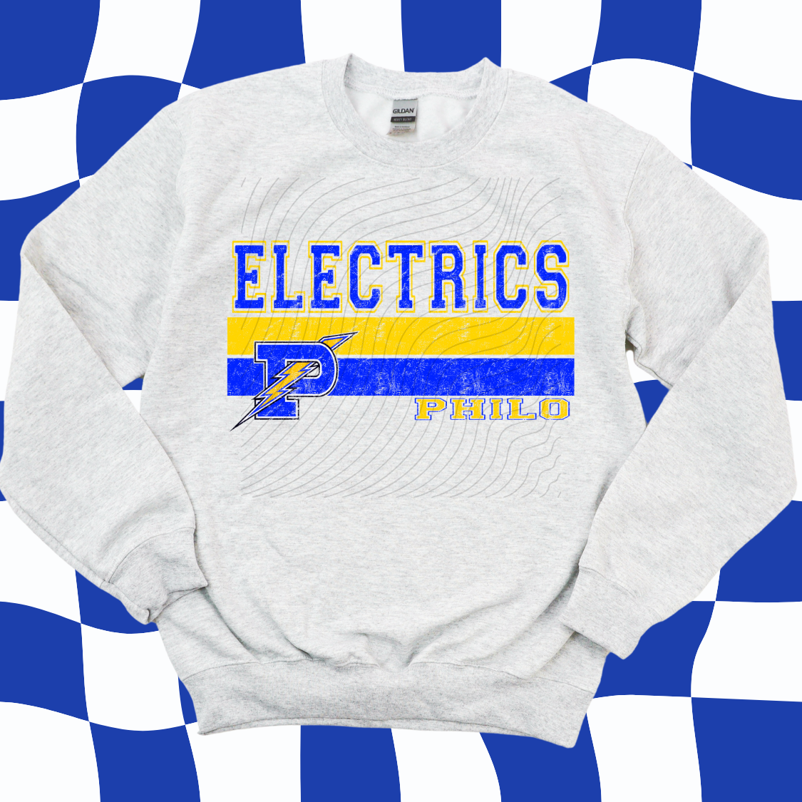 PHILO ELECTRICS DISTRESS STRIPE - DTF TRANSFER