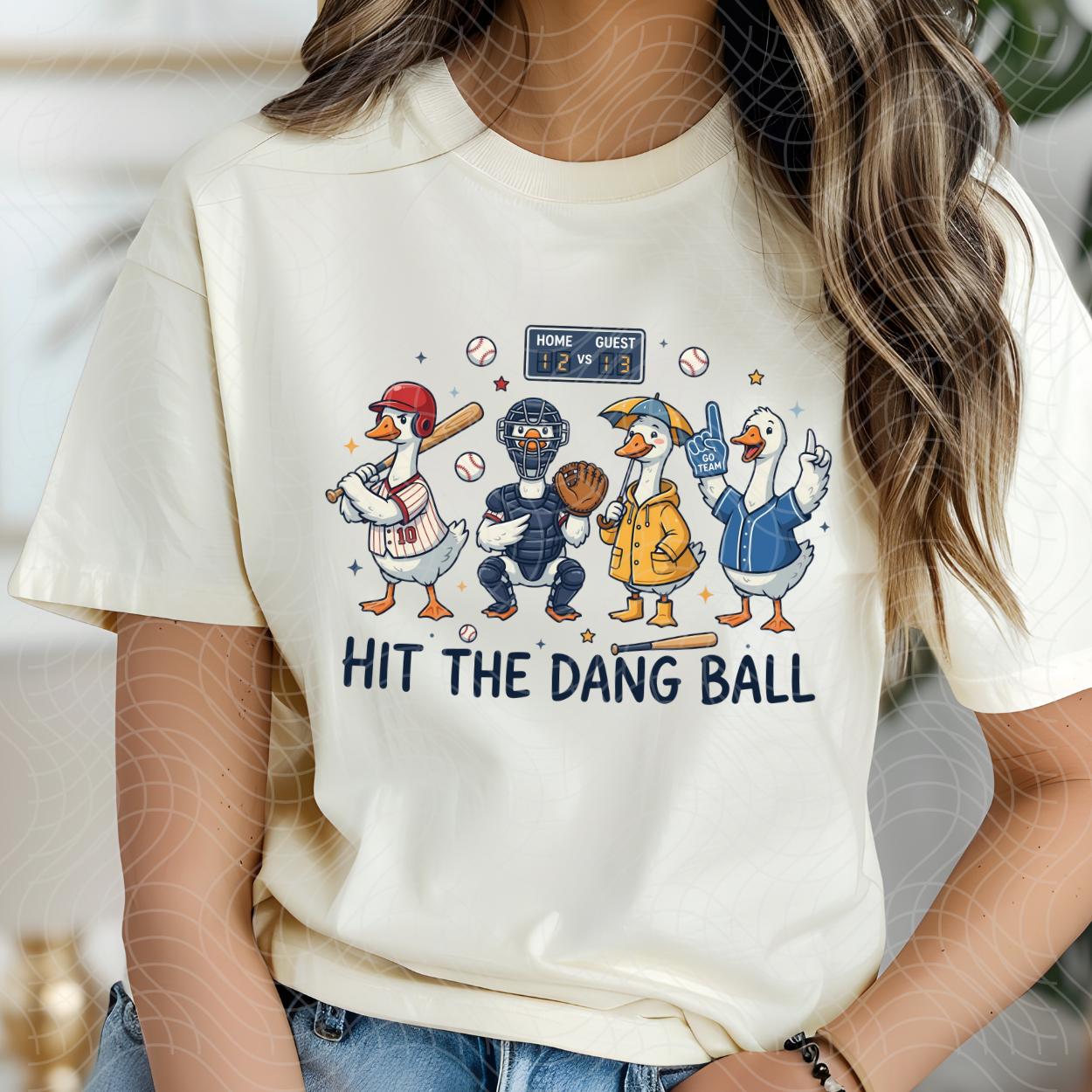 HIT THE DANG BALL GOOSE - DTF TRANSFER
