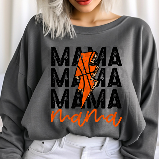 BASKETBALL BOLT MAMA - DTF TRANSFER