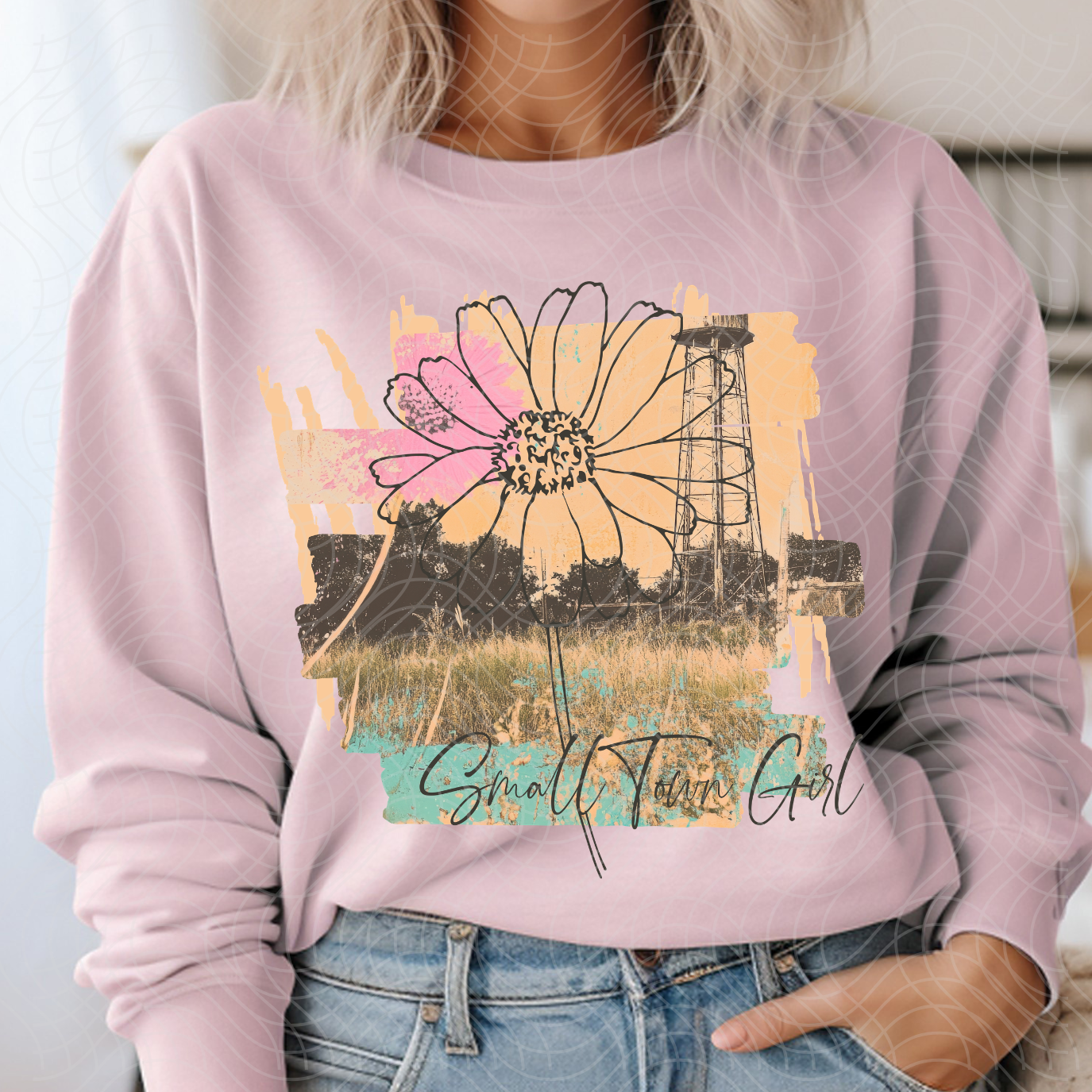 SMALL TOWN GIRL - DTF TRANSFER