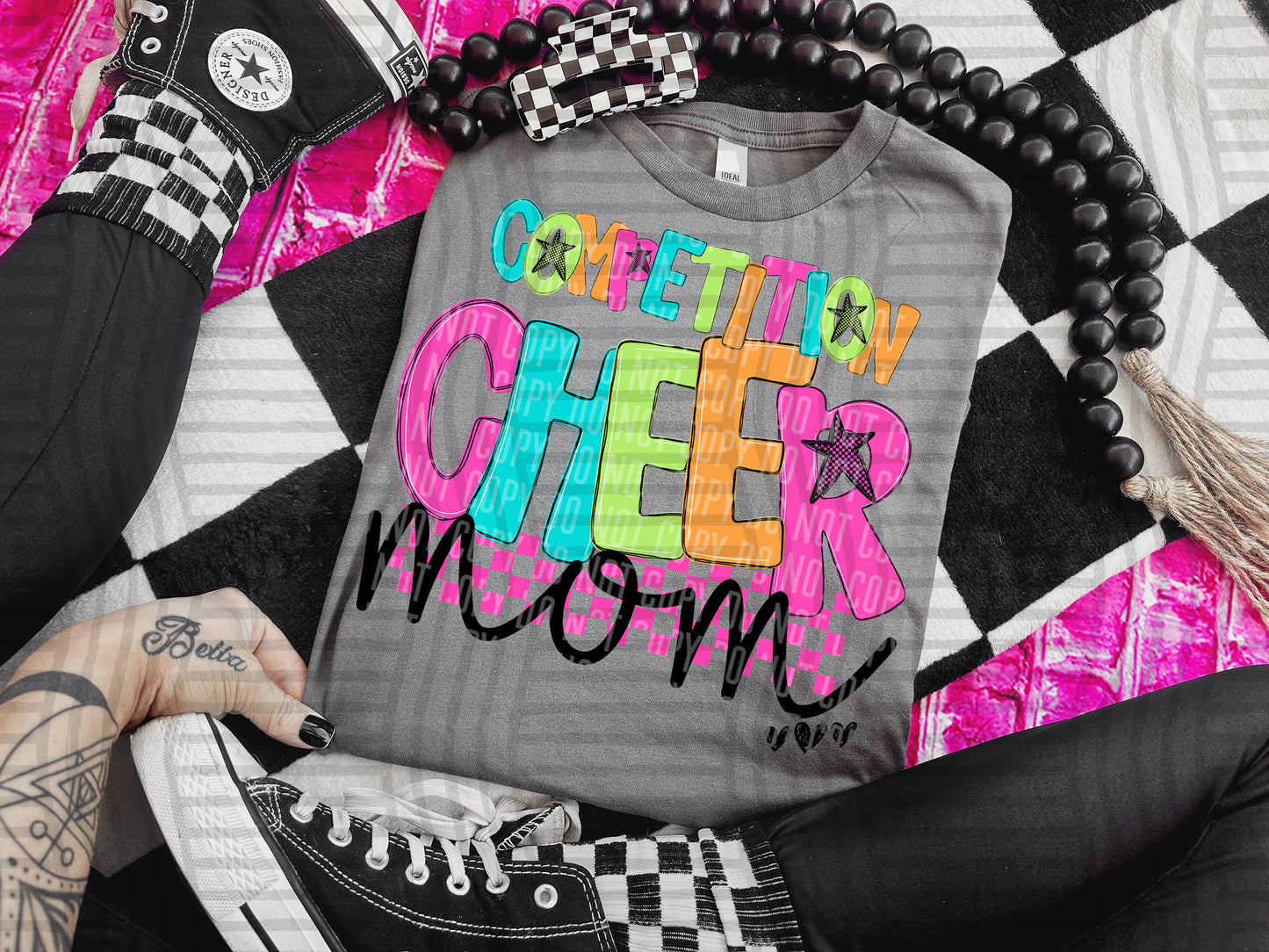 COMP CHEER MOM - DTF TRANSFER
