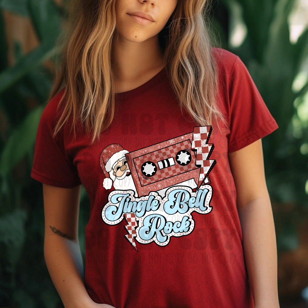 JINGLE BELL ROCK LIGHT SKIN - DTF TRANSFER
