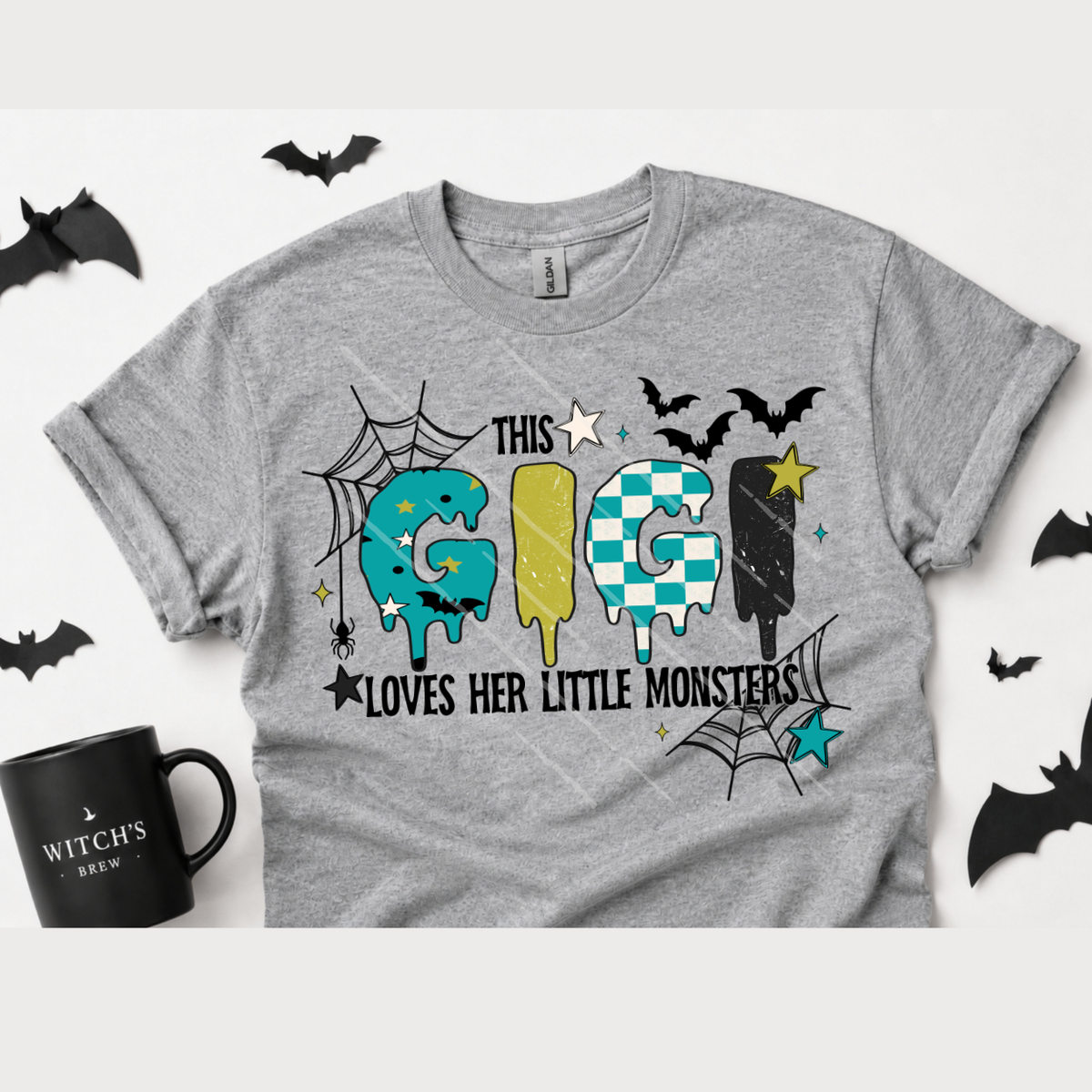 GIGI LOVES HER LITTLE MONSTERS - DTF TRANSFER