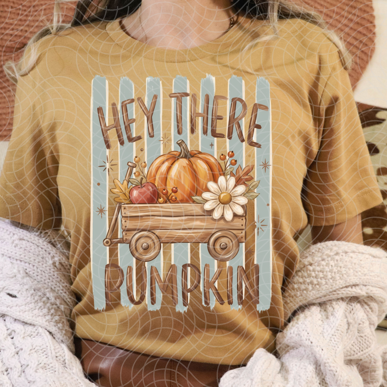HEY THERE PUMPKIN - DTF TRANSFER