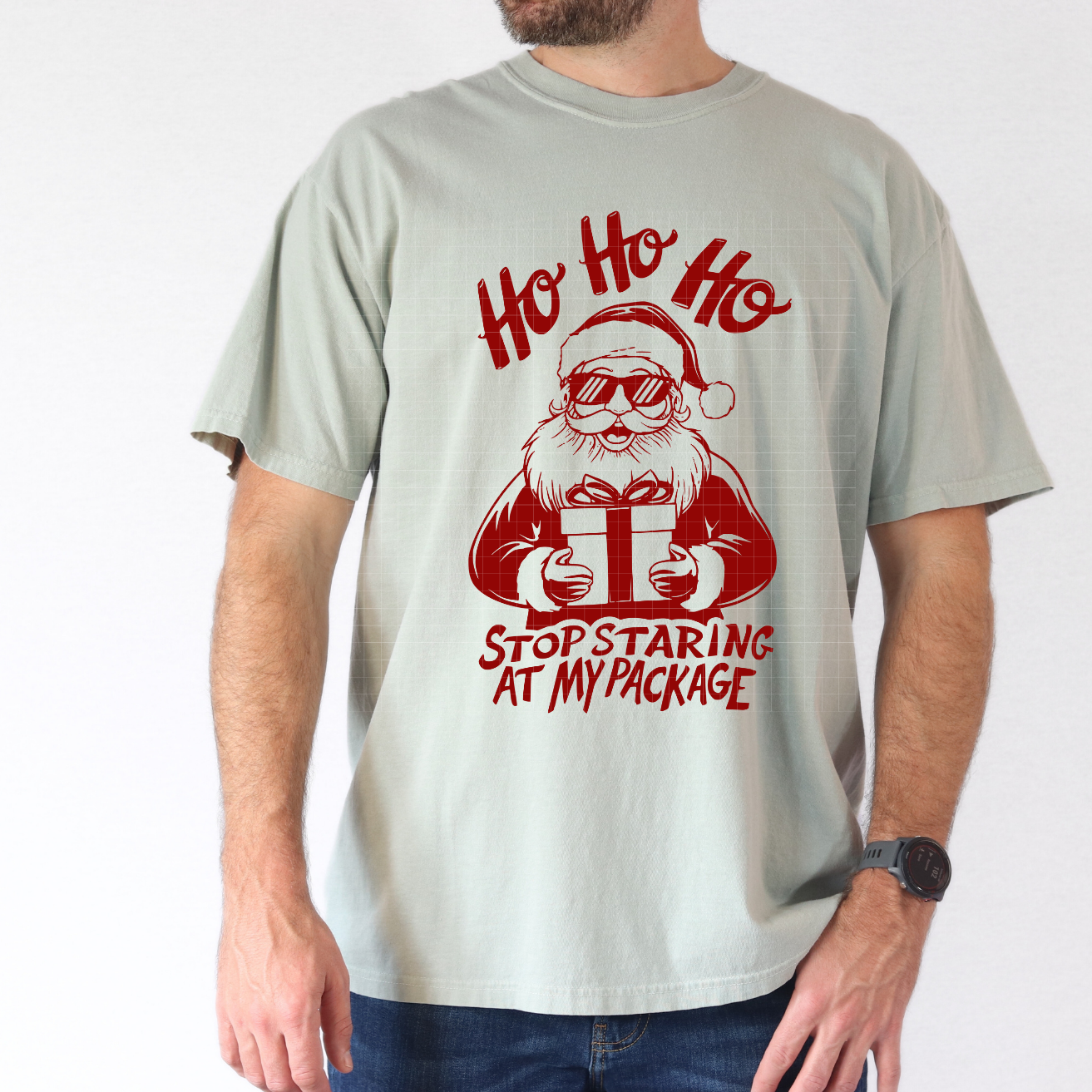 SNARKY STOP STARING BLK - DTF TRANSFER