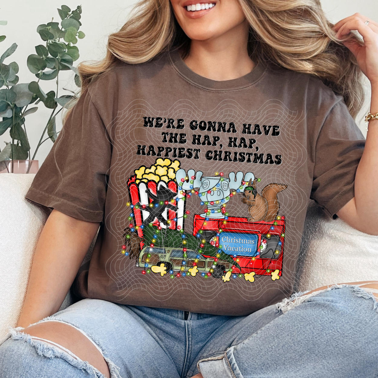 HAP HAP HAPPIEST CHRISTMAS - DTF TRANSFER