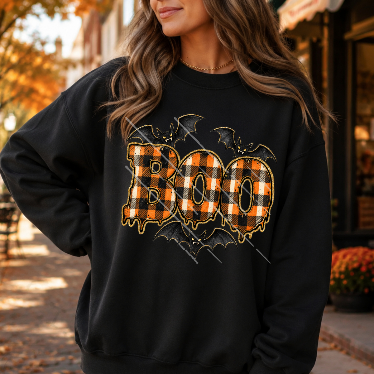 PLAID BOO - DTF TRANSFER