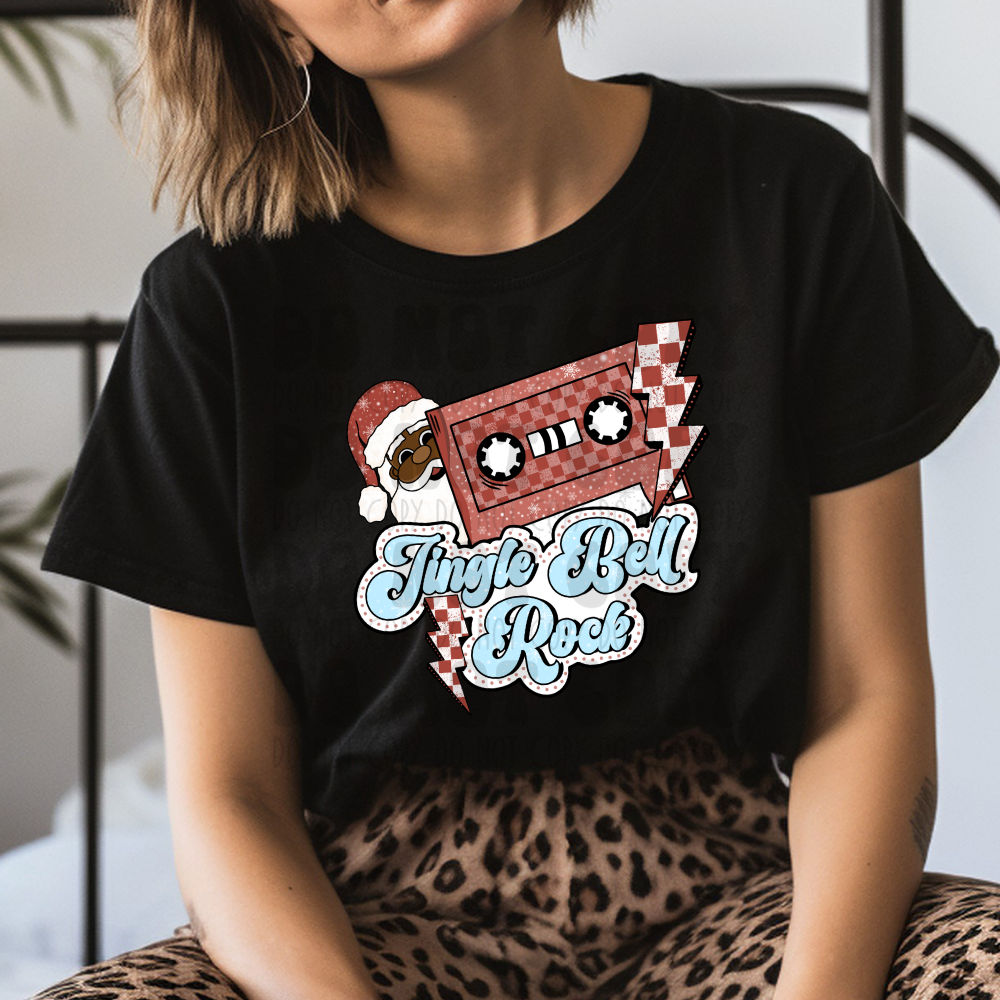 JINGLE BELL ROCK DARK SKIN - DTF TRANSFER