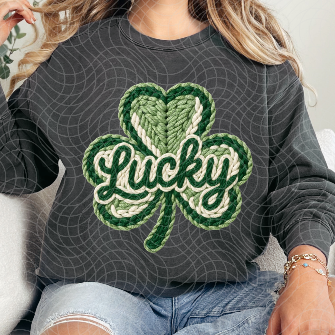 LUCKY FAUX YARN - DTF TRANSFER