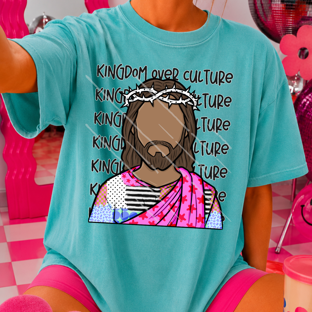 KINGDOM OVER CULTURE STACKED - DTF TRANSFER