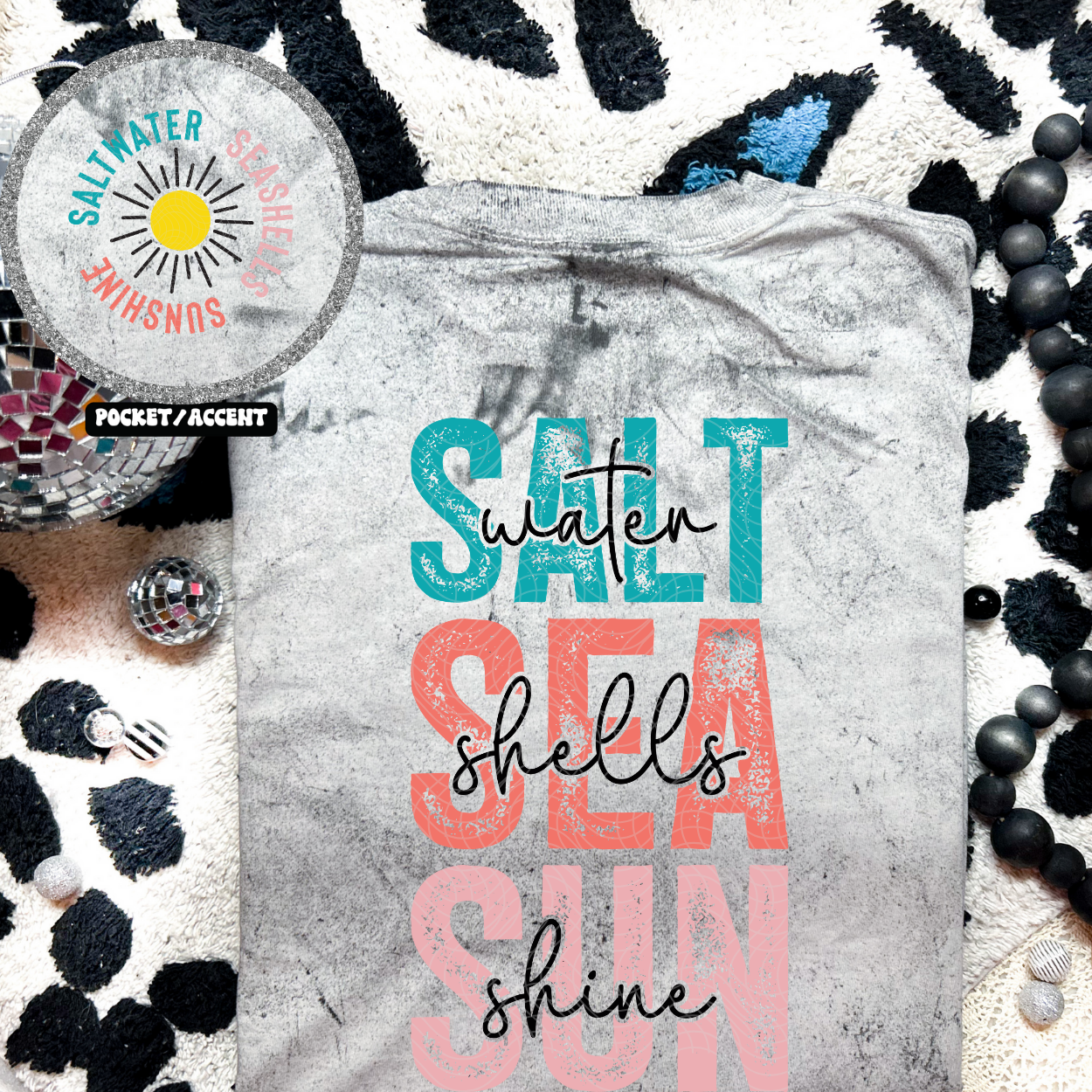 SALT SEA SUN W/ POCKET - DTF TRANSFER
