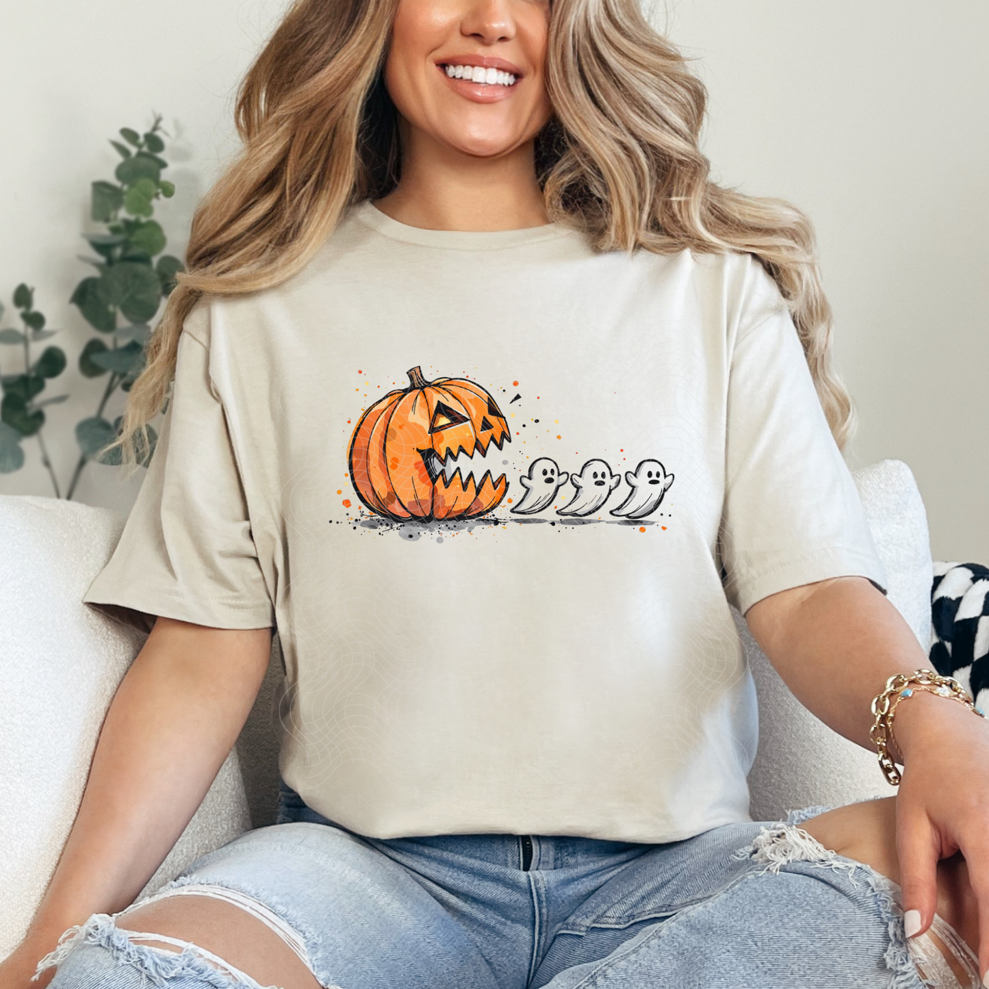 PAC MAN JACOLANTERN - DTF TRANSFER