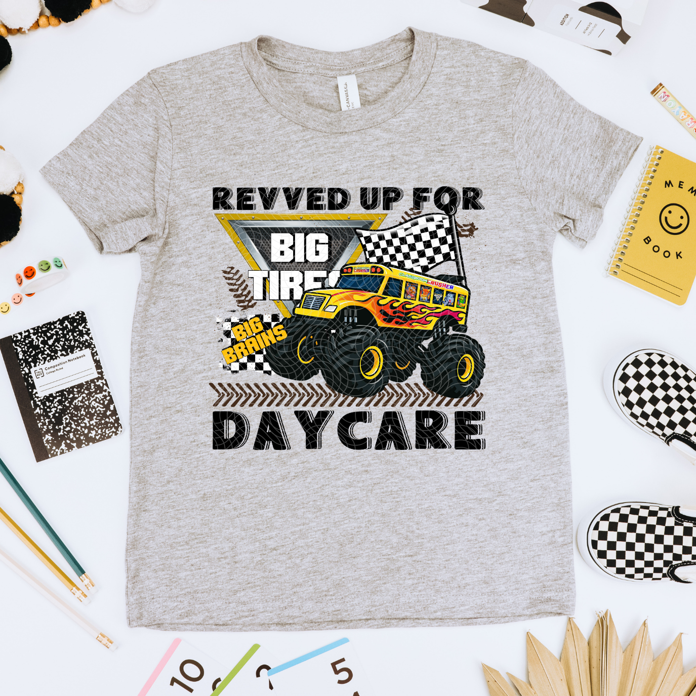 REVVED UP FOR DAYCARE - DTF TRANSFER