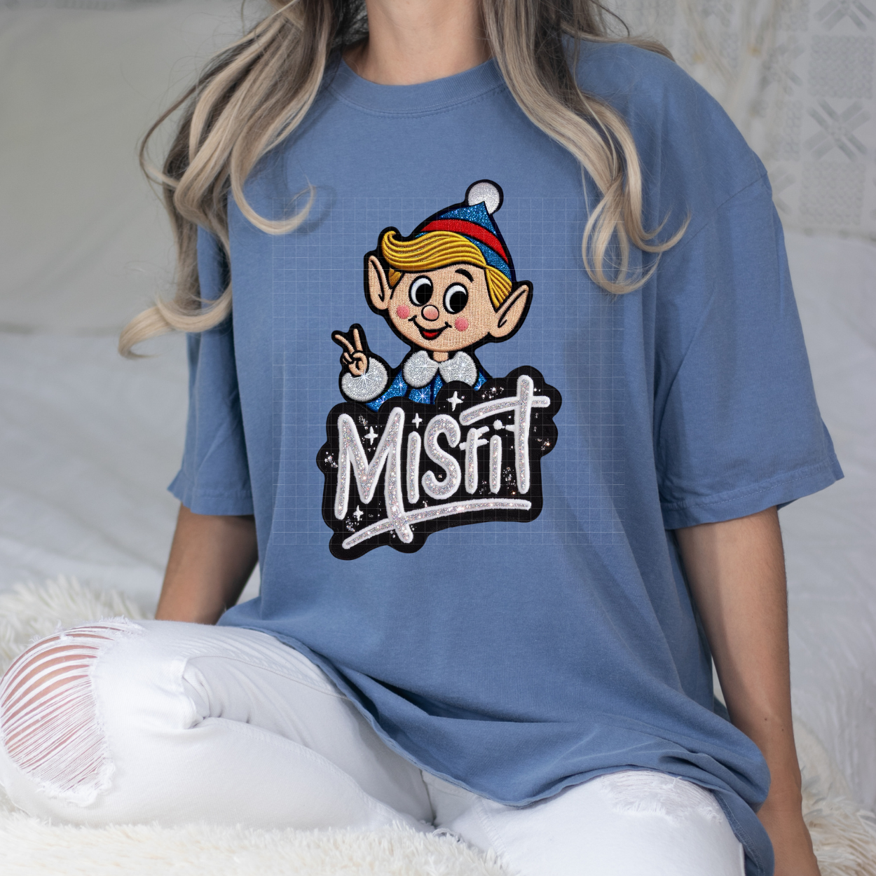 MIS FIT FAUX EMBROIDERY - DTF TRANSFER