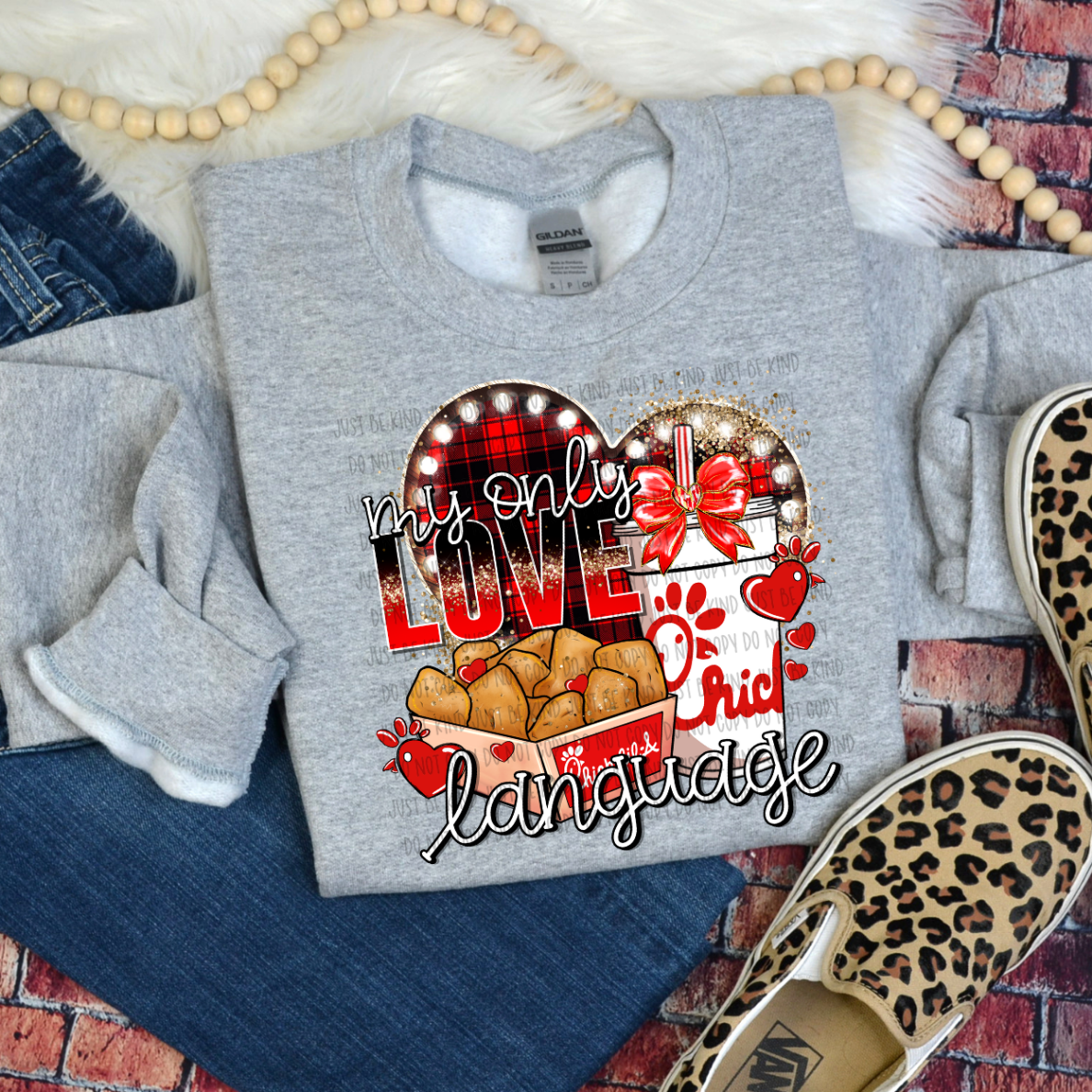 LOVE LANGUAGE CHICK - DTF TRANSFER