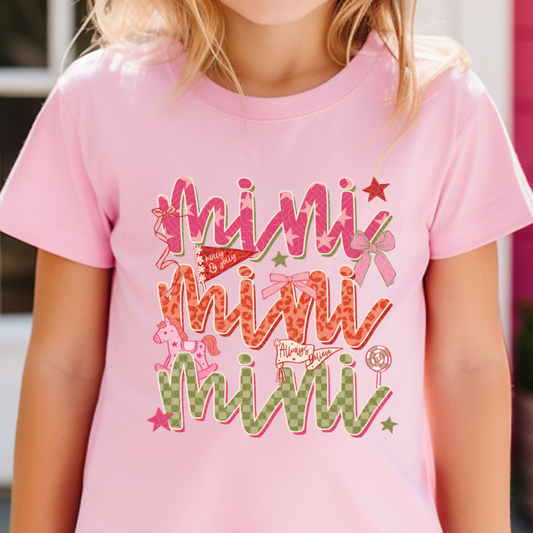 MINI CHECKERED STACKED - DTF TRANSFER