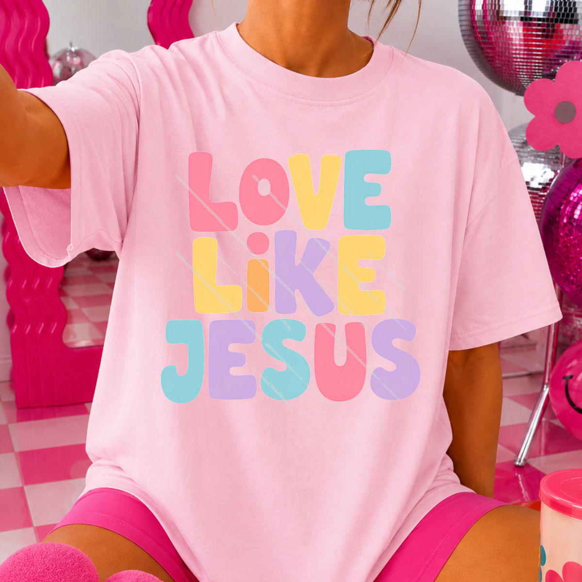 LOVE LIKE JESUS - DTF TRANSFER