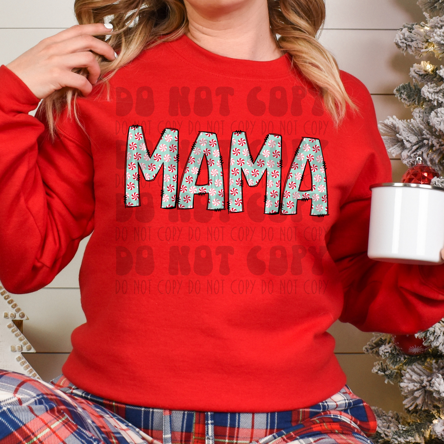 MAMA PEPPERMINT FONT - DTF TRANSFER