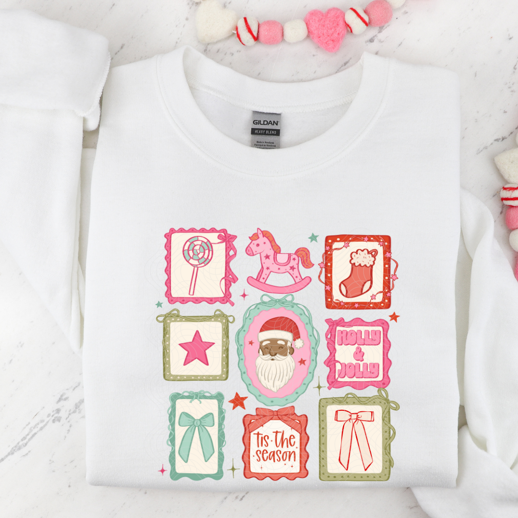 TINY CHRISTMAS STAMPS - DTF TRANSFER