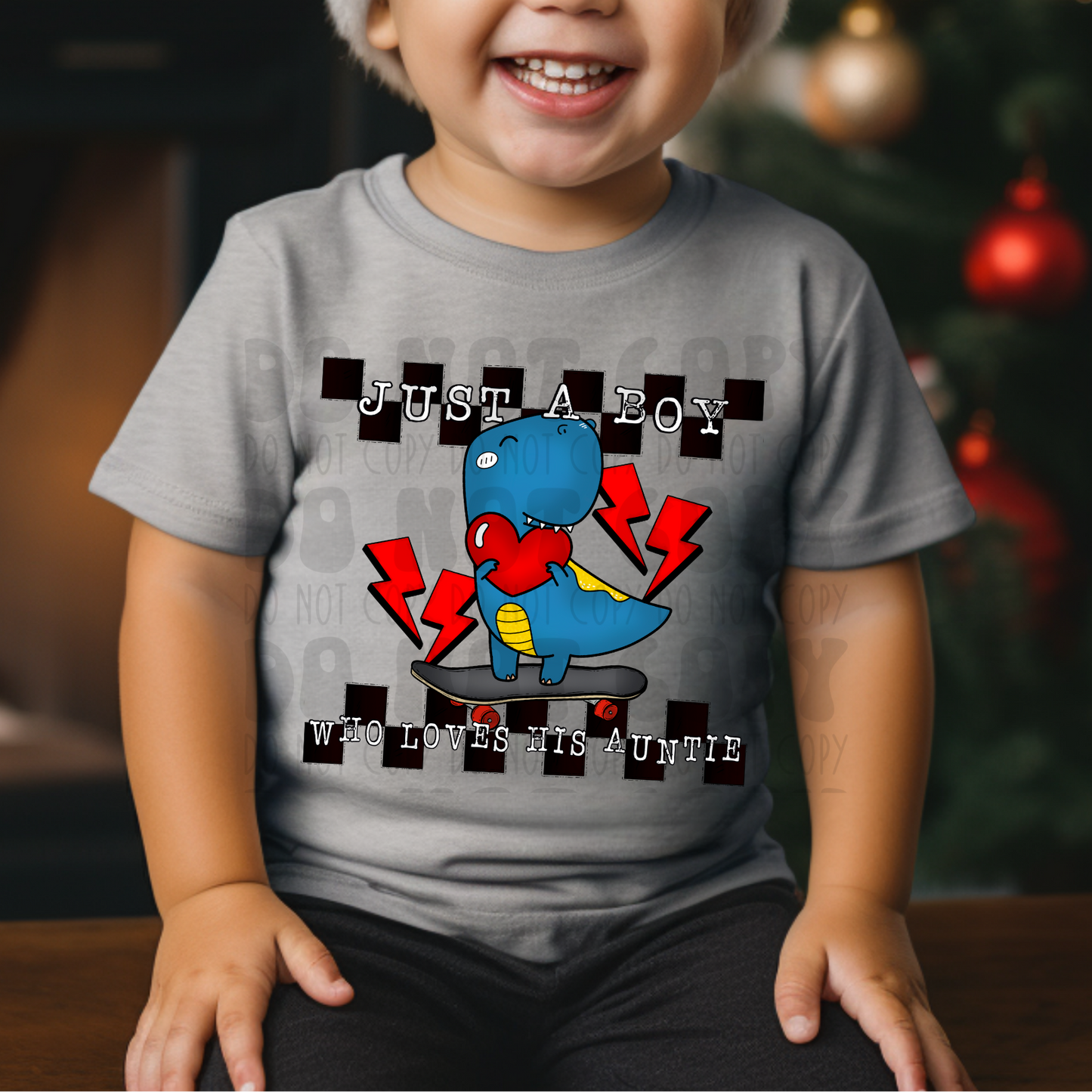 JUST A BOY WHO LOVES HIS AUNTIE - DTF TRANSFER