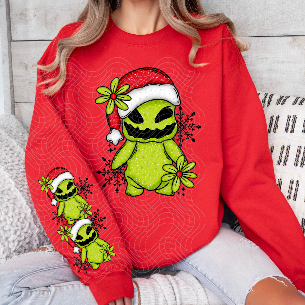 GREEN W/ SLEEVE - DTF TRANSFER