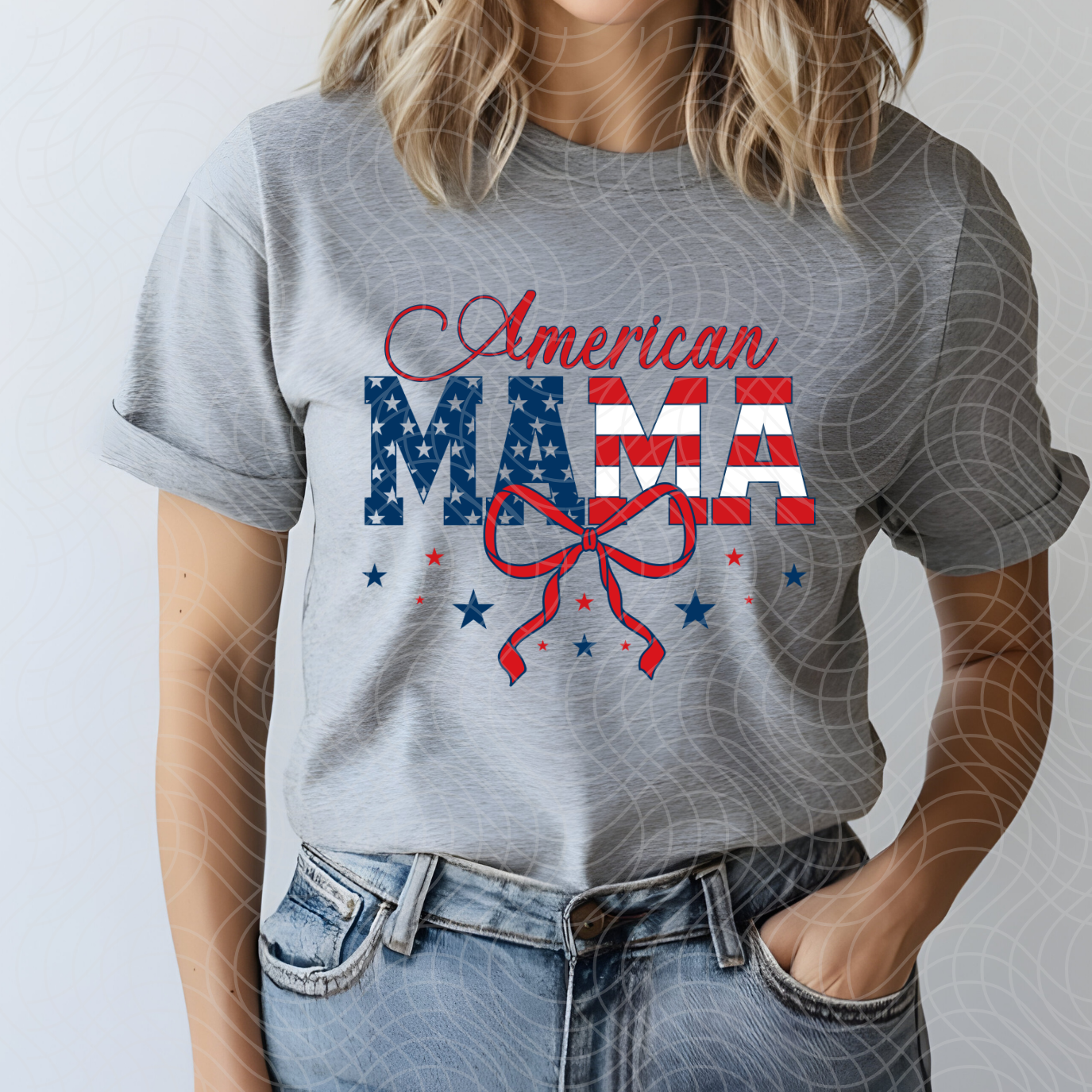 AMERICAN MAMA - DTF TRANSFER