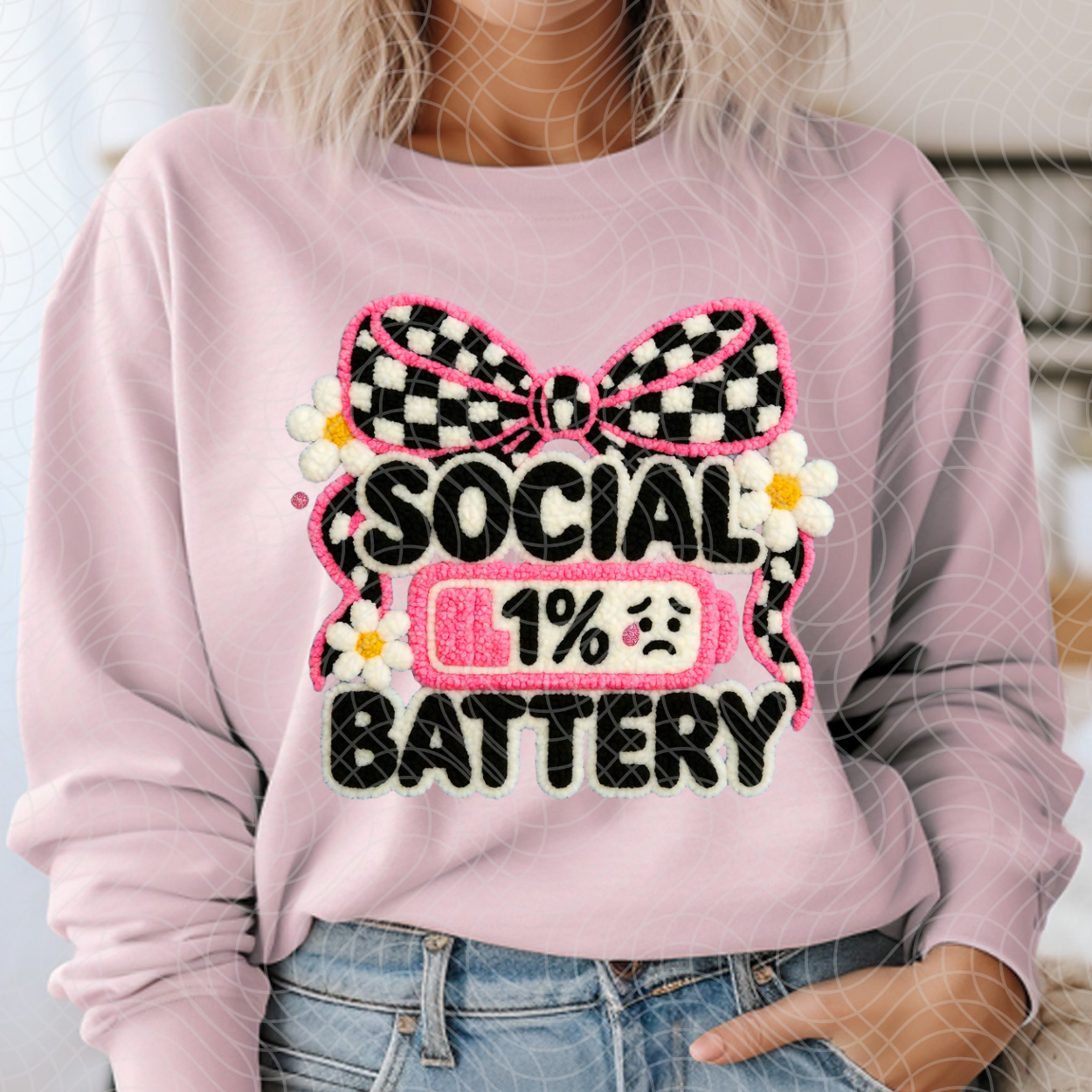 SOCIAL BATTERY - DTF TRANSFER