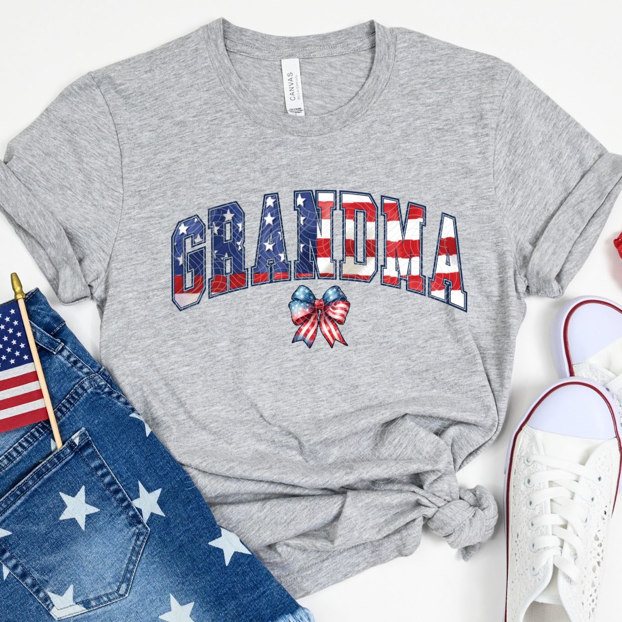 GRANDMA STARS AND STRIPES - DTF TRANSFER