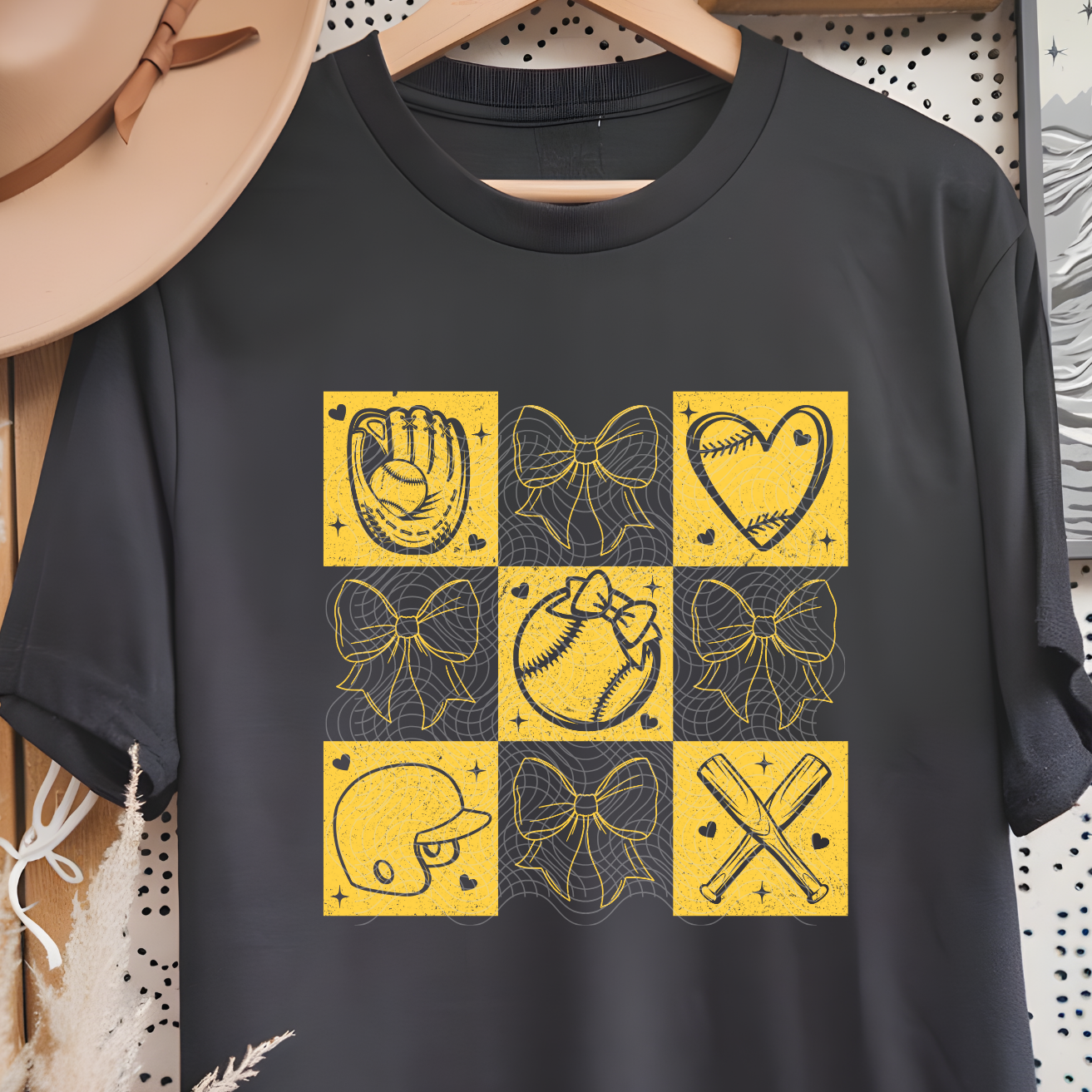 SOFTBALL GRID - DTF TRANSFER