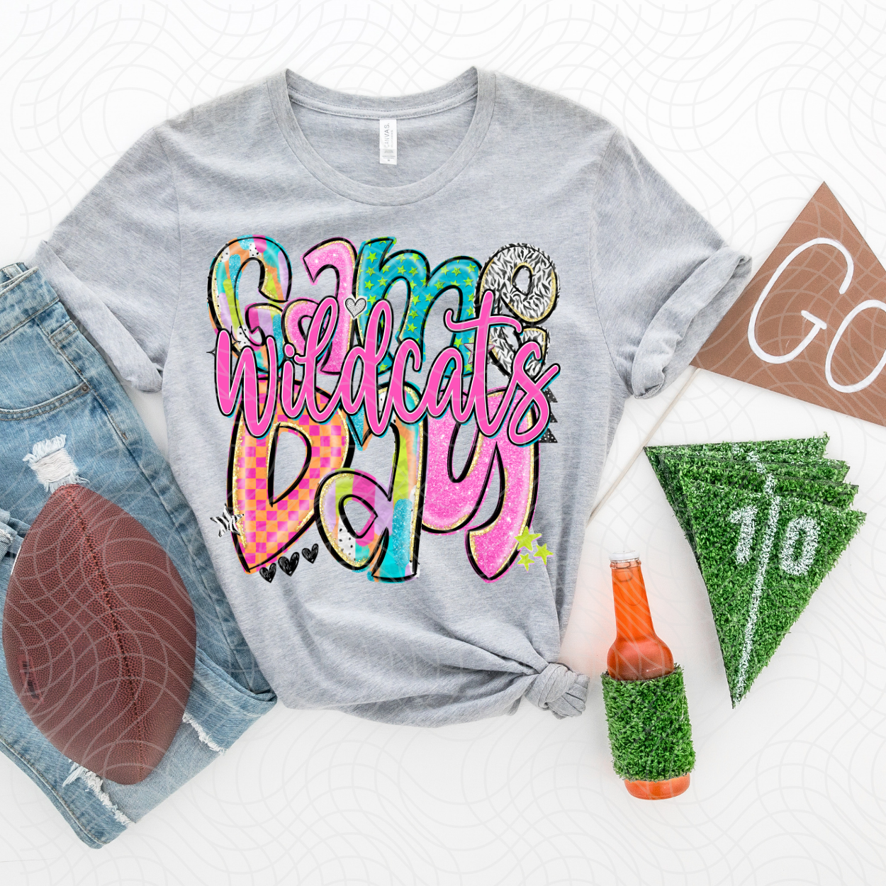 GAME DAY WILDCATS COLORFUL- DTF TRANSFER