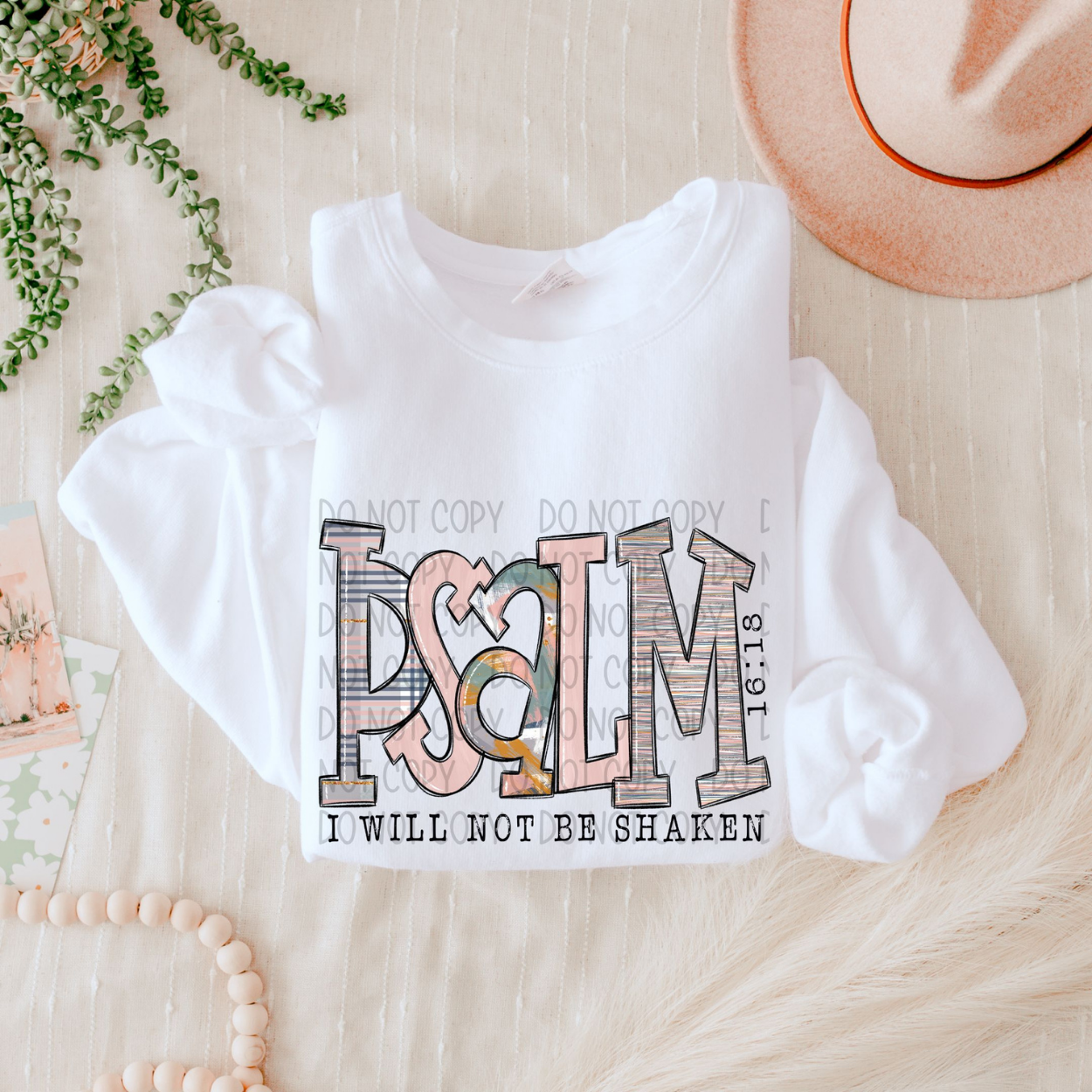 I WILL NOT BE SHAKEN - DTF TRANSFER