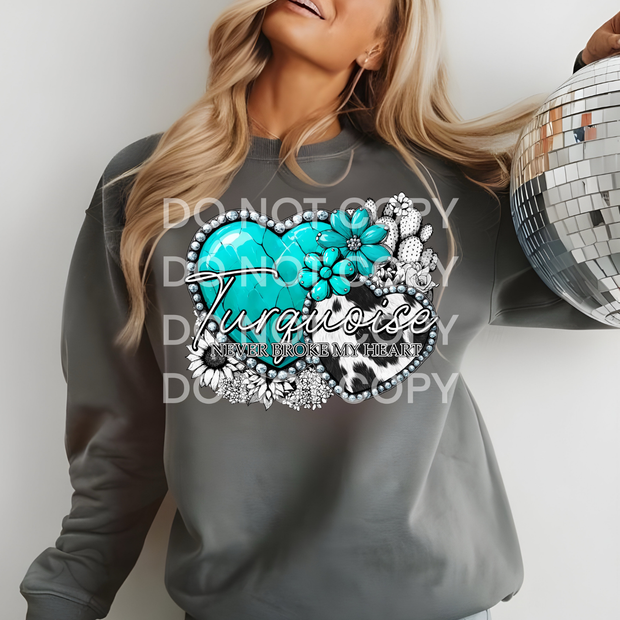 TURQUOISE - DTF TRANSFER