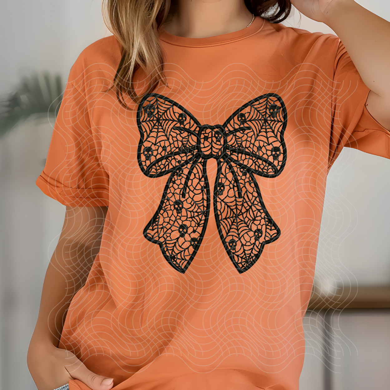 SPIDER WEB BOW - DTF TRANSFER