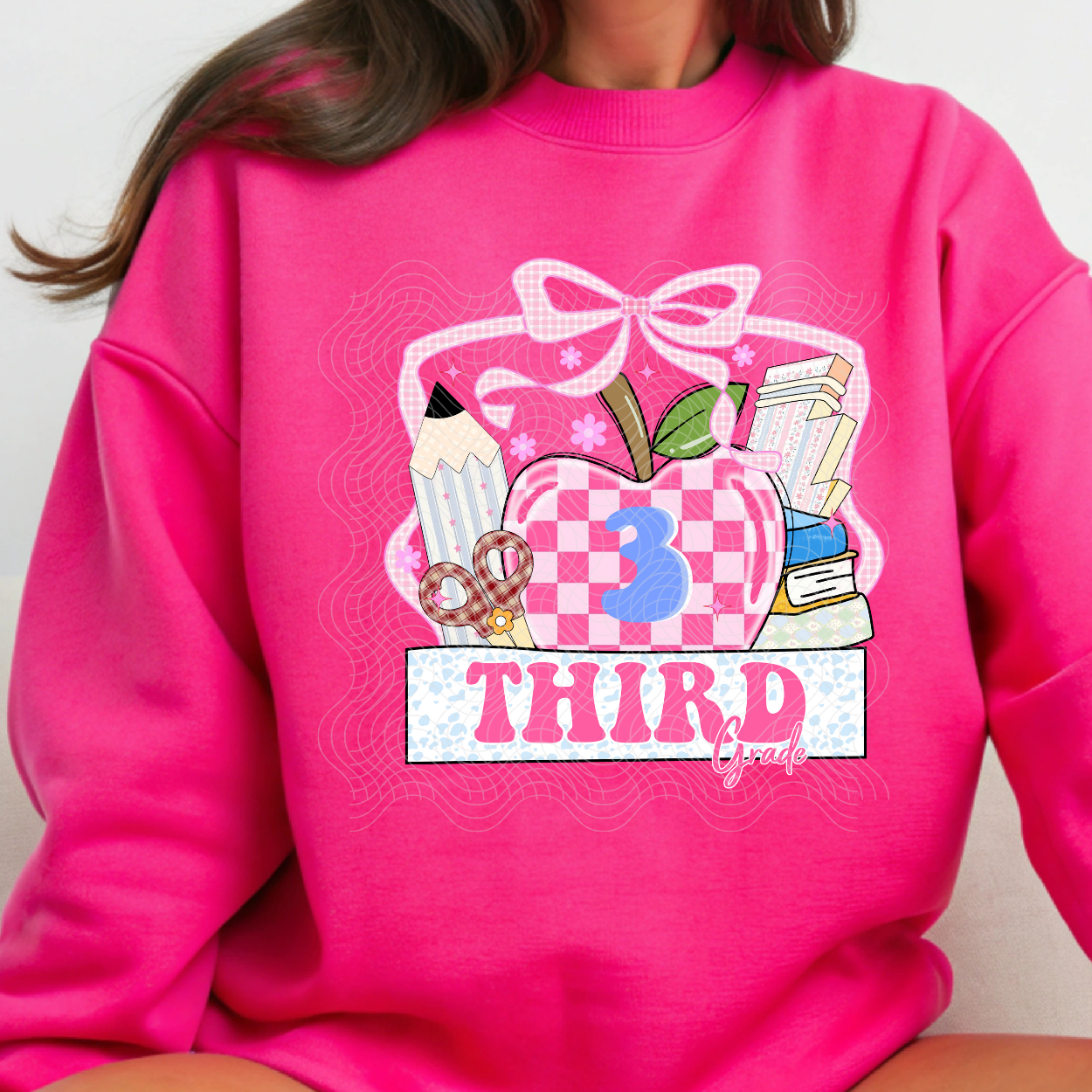 THIRD APPLE BOW - DTF TRANSFER