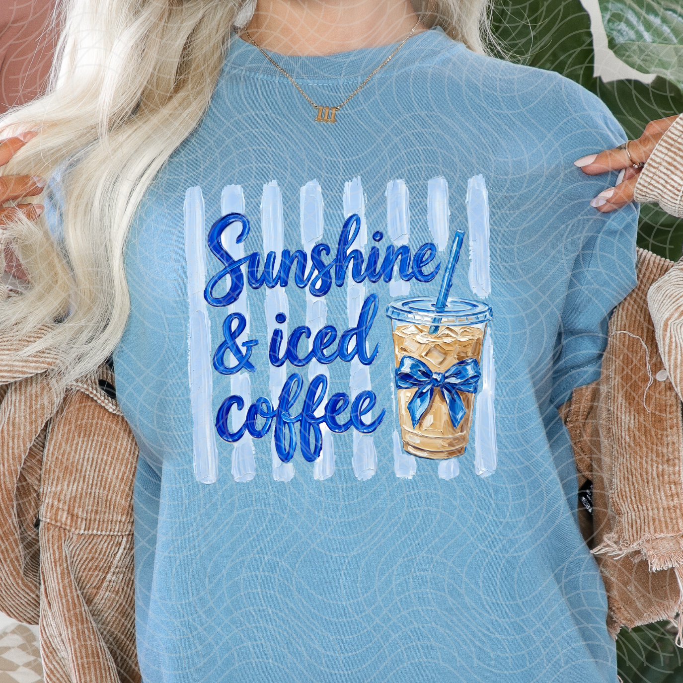 SUNSHINE & ICED COFFEE - DTF TRANSFER