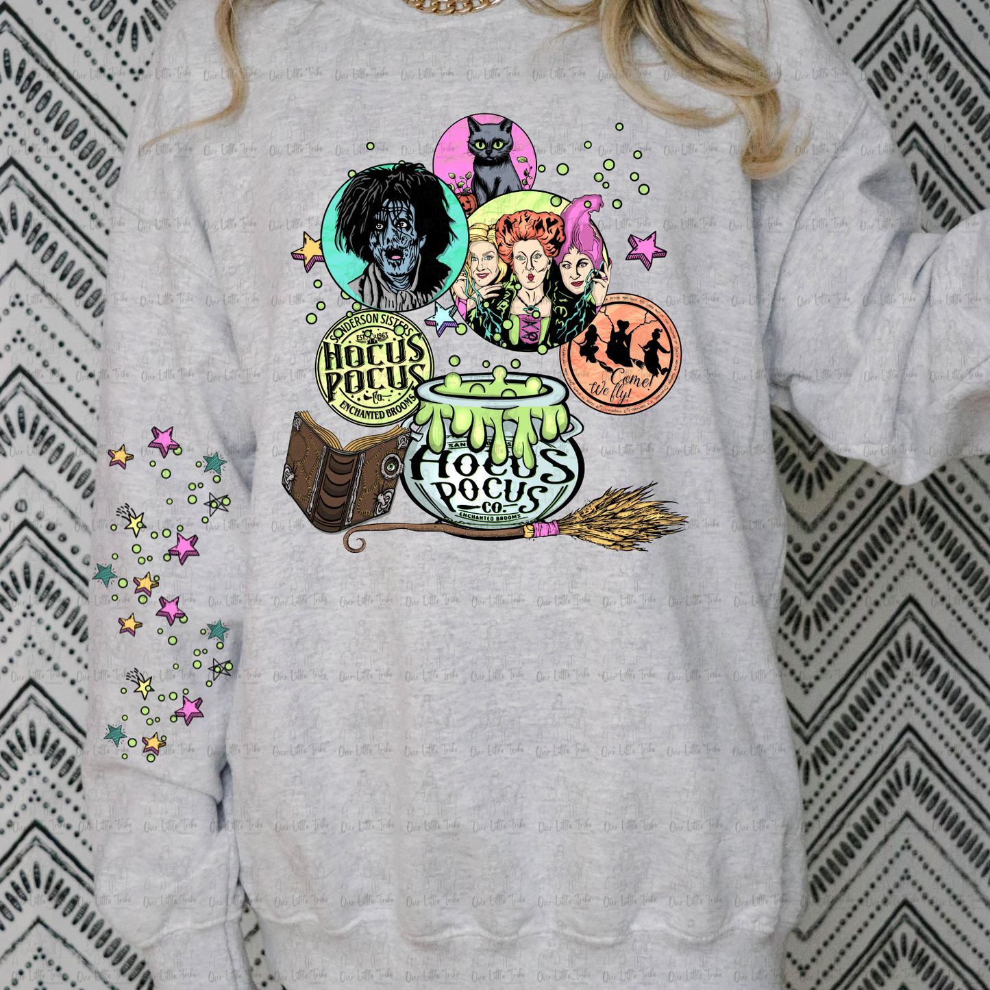 HP BILLY W/ STAR SLEEVE - DTF TRANSFER