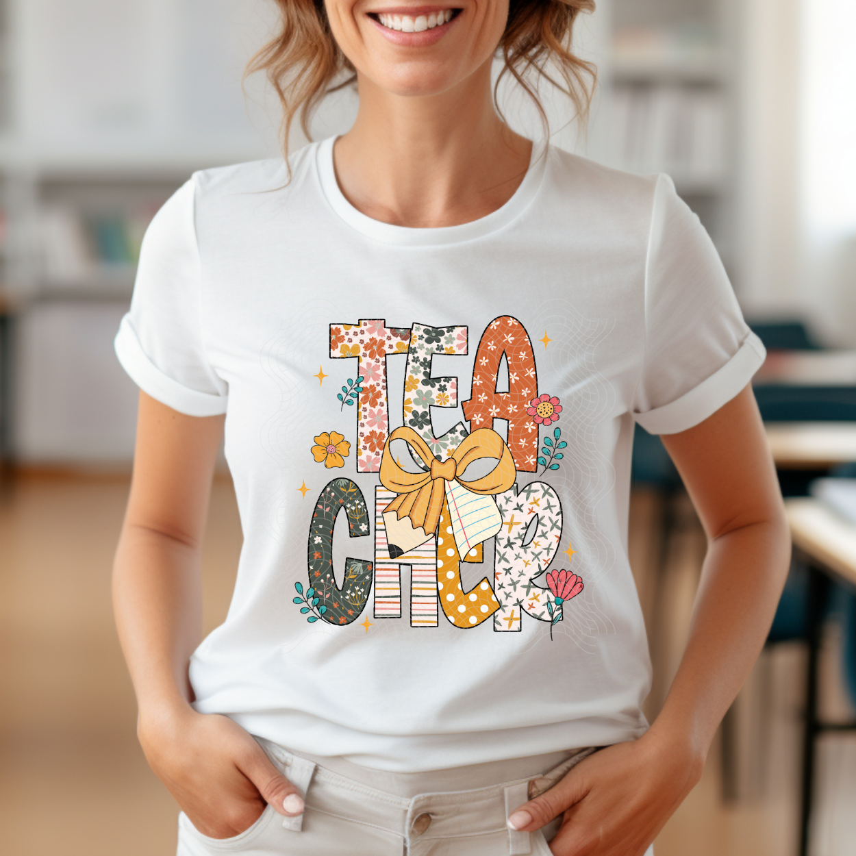 RETRO TEACHER - DTF TRANSFER