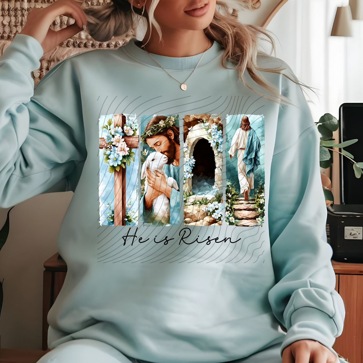 HE IS RISEN - DTF TRANSFER
