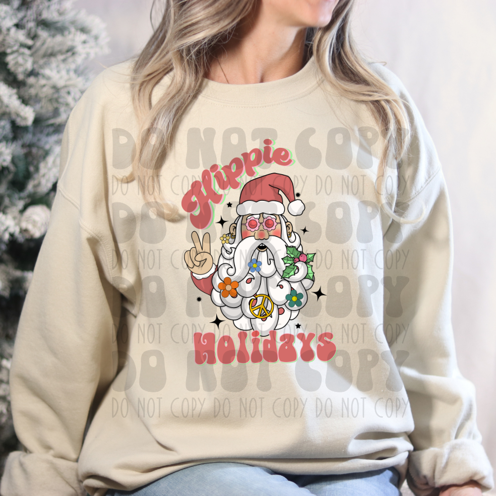 HIPPIE HOLIDAYS - DTF TRANSFER