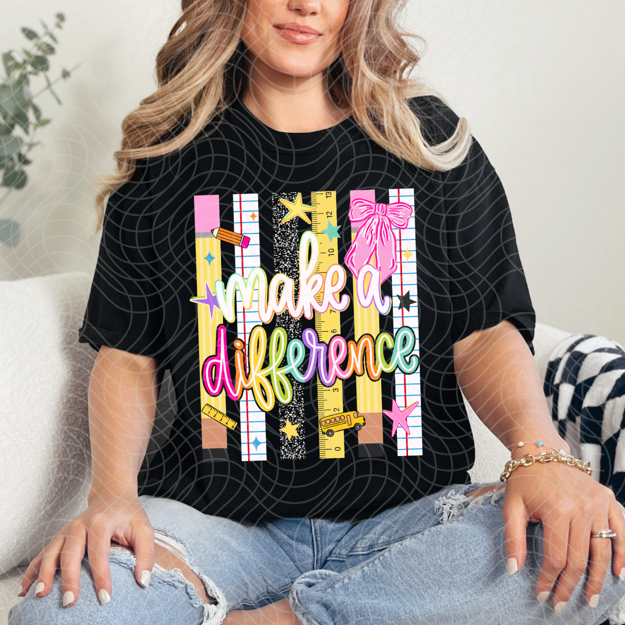 MAKE A DIFFERENCE - DTF TRANSFER