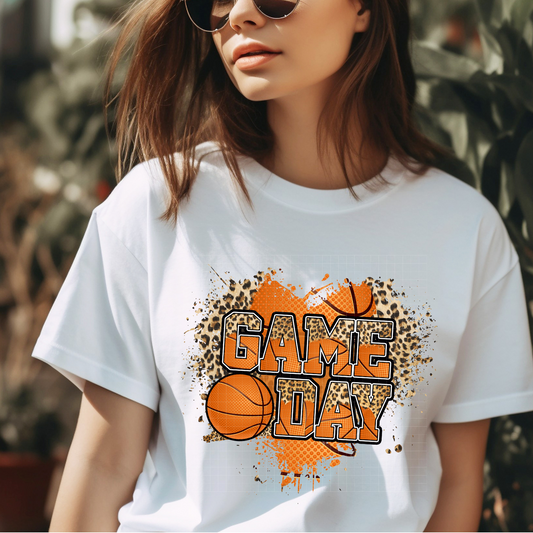 GAME DAY LEOPARD SPLATTER - DTF TRANSFER