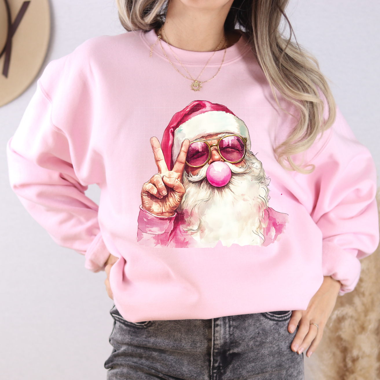 PINK SANTA - DTF TRANSFER