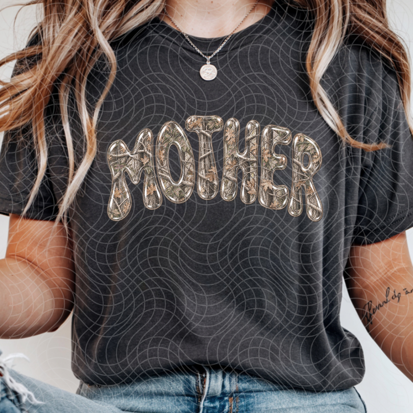 CAMO MOTHER - DTF TRANSFER