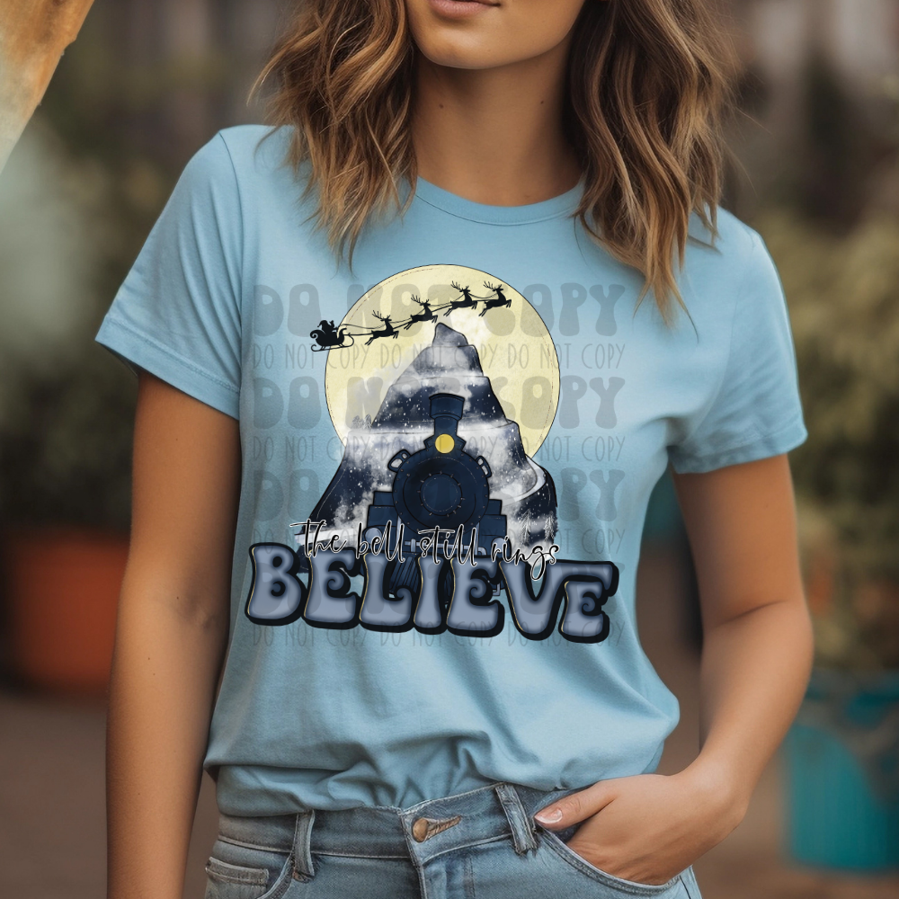 BLUE BELIEVE - DTF TRANSFER