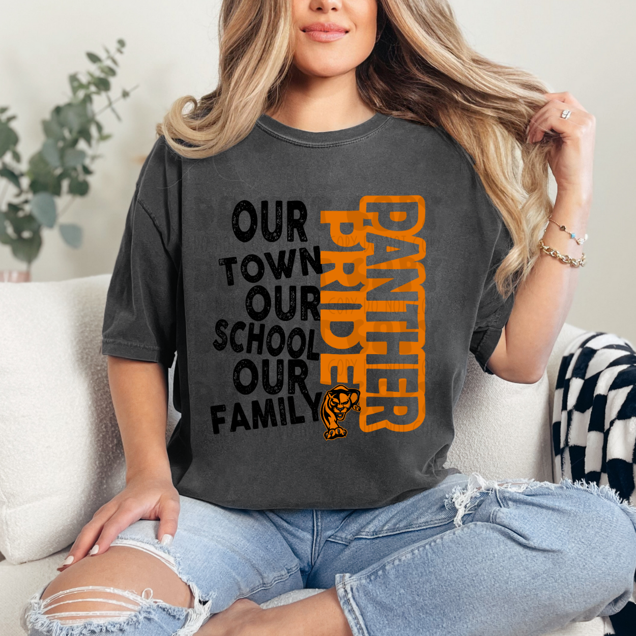 PANTHERS PRIDE ORANGE - DTF TRANSFER